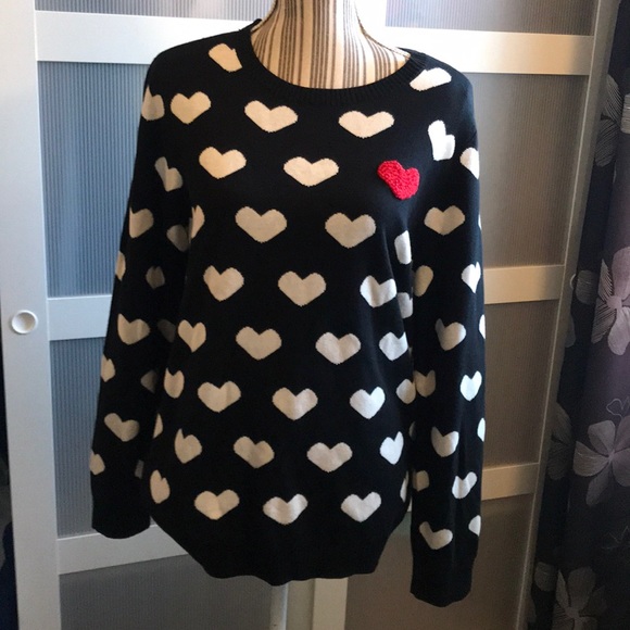 Charter Club Heart Sweater | Poshmark